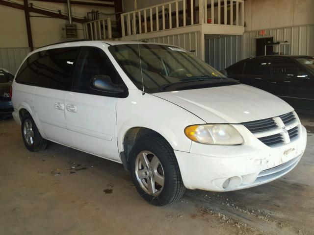 2D4GP44LX7R250581 - 2007 DODGE GRAND CARA WHITE photo 1