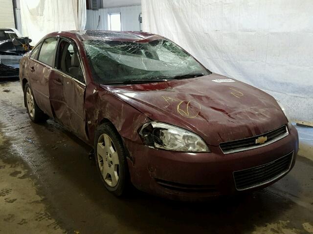 2G1WV58N681368684 - 2008 CHEVROLET IMPALA 50T BURGUNDY photo 1