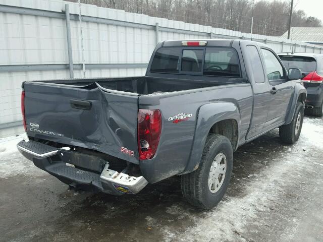 1GTDT19E388175191 - 2008 GMC CANYON GRAY photo 4