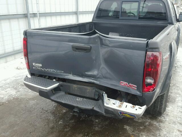 1GTDT19E388175191 - 2008 GMC CANYON GRAY photo 9