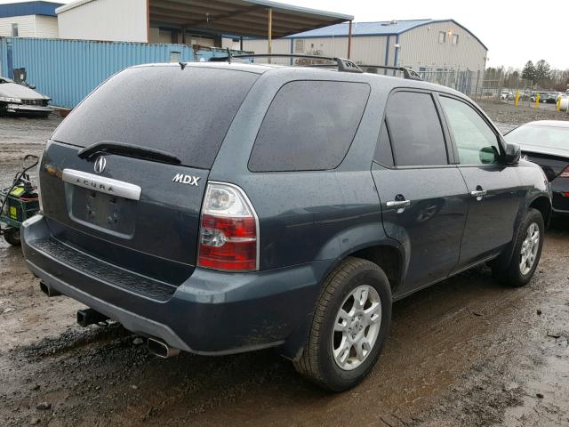 2HNYD18806H517935 - 2006 ACURA MDX TOURIN BLUE photo 4