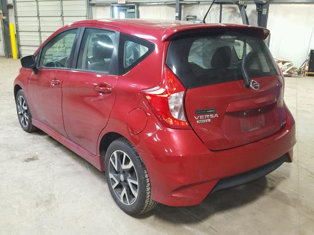 3N1CE2CP4FL369512 - 2015 NISSAN VERSA NOTE RED photo 3