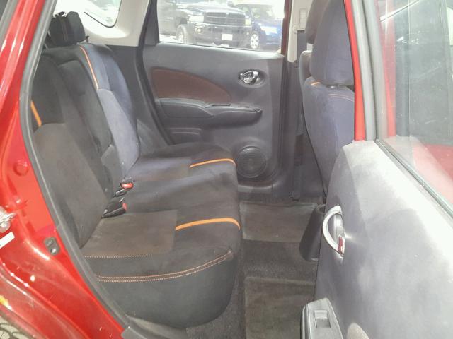 3N1CE2CP4FL369512 - 2015 NISSAN VERSA NOTE RED photo 6