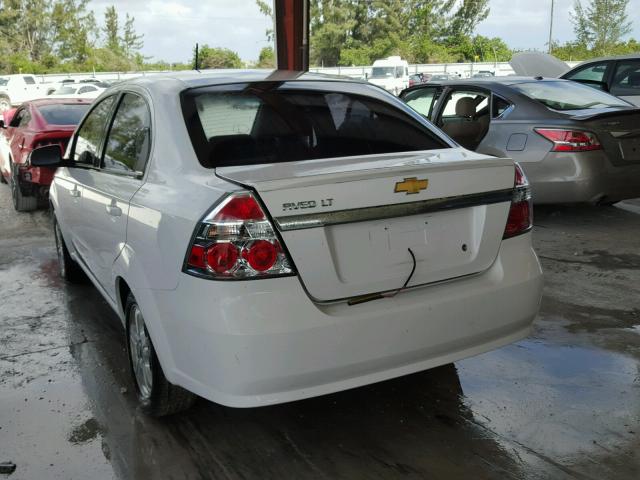 KL1TD5DE0AB098190 - 2010 CHEVROLET AVEO LS WHITE photo 3