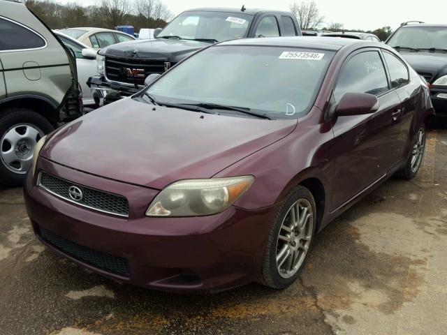 JTKDE167X60075951 - 2006 TOYOTA SCION TC PURPLE photo 2