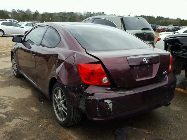 JTKDE167X60075951 - 2006 TOYOTA SCION TC PURPLE photo 3