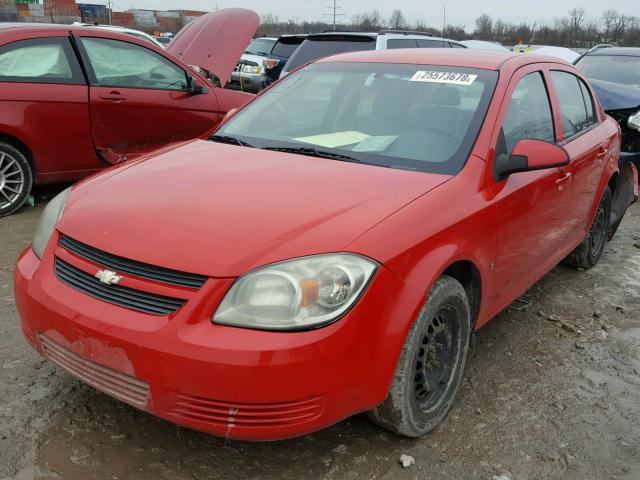 1G1AL58F887327291 - 2008 CHEVROLET COBALT LT RED photo 2