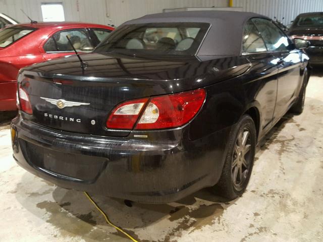 1C3LC55R58N641141 - 2008 CHRYSLER SEBRING TO BLACK photo 4