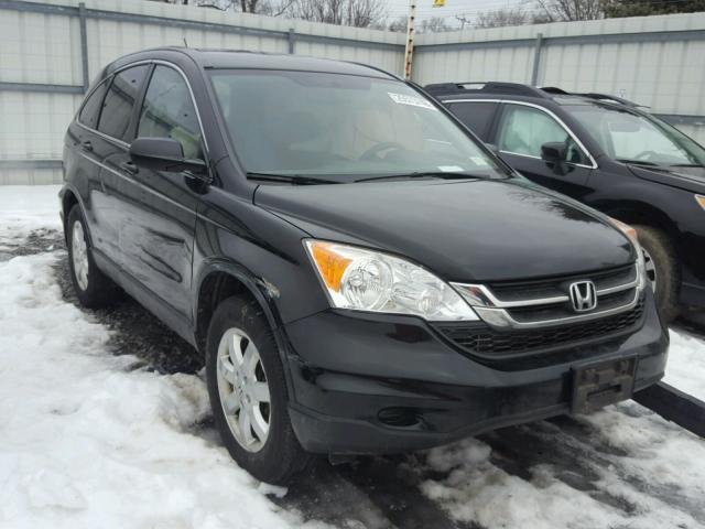 JHLRE4H49BC031694 - 2011 HONDA CR-V SE BLACK photo 1