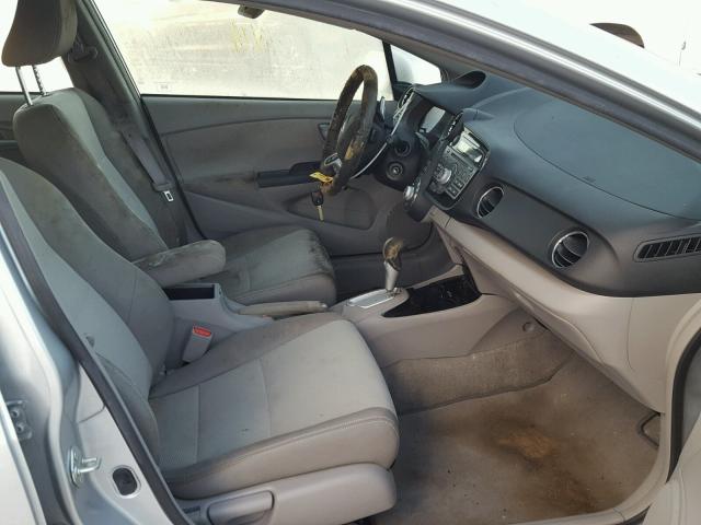 JHMZE2H78DS001234 - 2013 HONDA INSIGHT EX SILVER photo 5