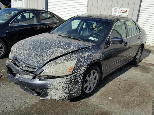 1HGCM66574A053206 - 2004 HONDA ACCORD EX GRAY photo 2