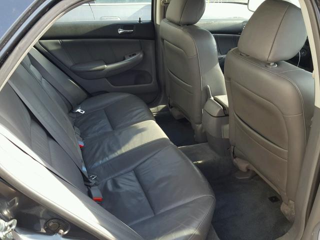 1HGCM66574A053206 - 2004 HONDA ACCORD EX GRAY photo 6