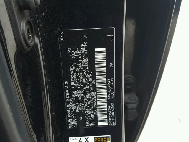 JTLKT324664067063 - 2006 TOYOTA SCION XB 黑色 照片 10