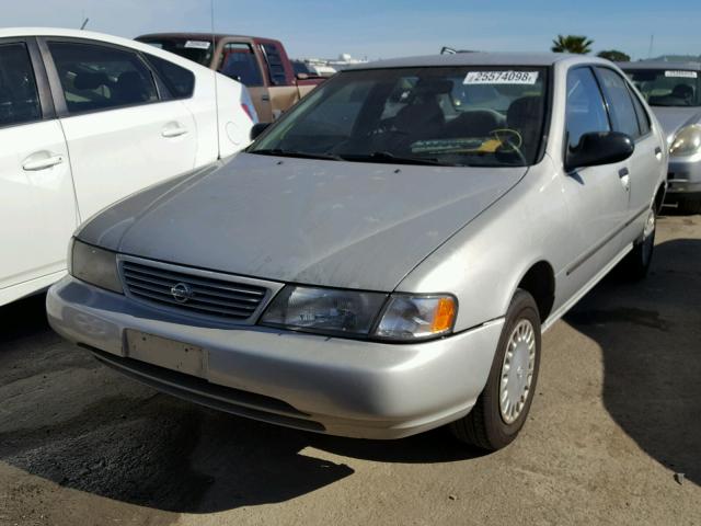 1N4AB41D9VC795617 - 1997 NISSAN SENTRA XE SILVER photo 2