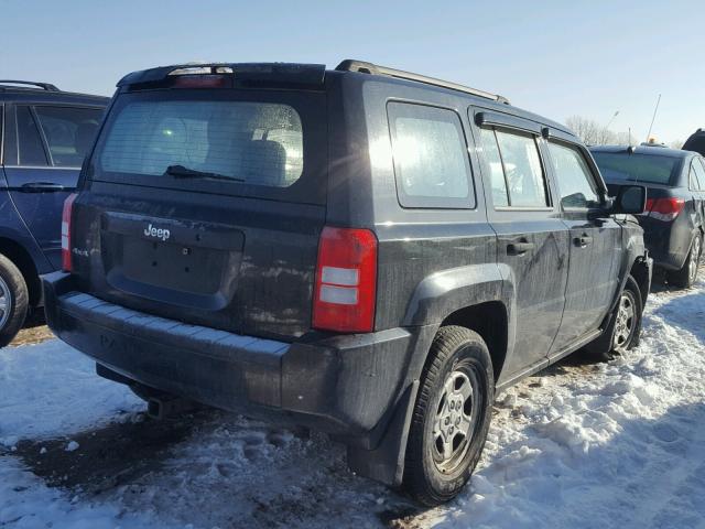 1J4FF28B49D121253 - 2009 JEEP PATRIOT SP BLACK photo 4