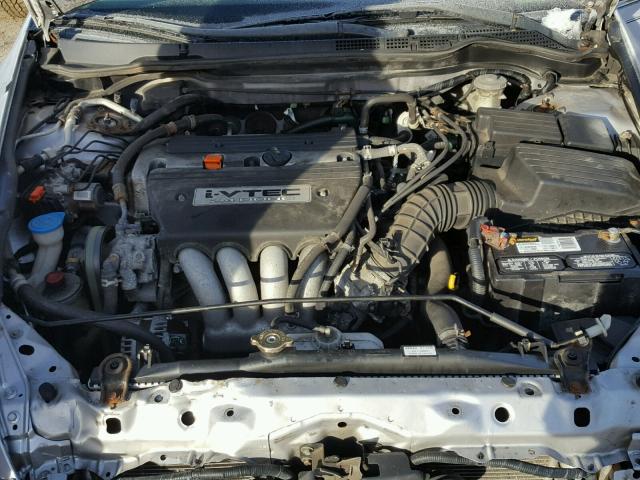 1HGCM56874A039052 - 2004 HONDA ACCORD EX SILVER photo 7