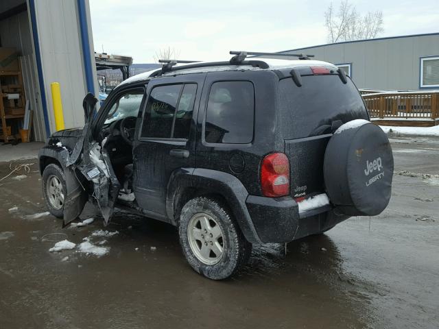 1J4GL58K03W518114 - 2003 JEEP LIBERTY LI BLACK photo 3