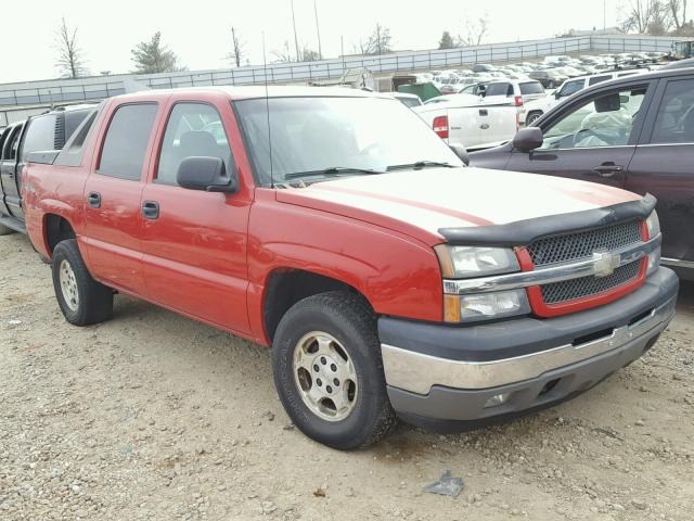 3GNEK12Z05G293670 - 2005 CHEVROLET AVALANCHE RED photo 1