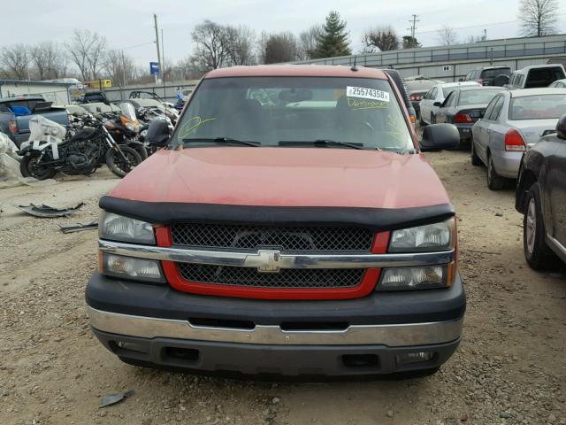 3GNEK12Z05G293670 - 2005 CHEVROLET AVALANCHE RED photo 9