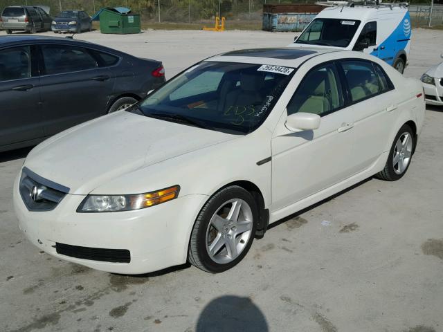 19UUA66234A067056 - 2004 ACURA TL WHITE photo 2