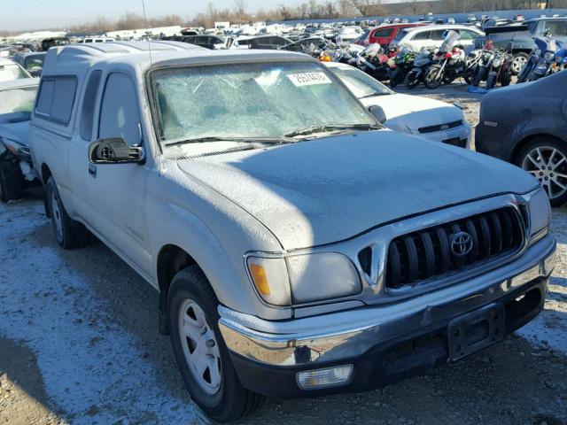 5TEVL52N43Z217560 - 2003 TOYOTA TACOMA XTR SILVER photo 1