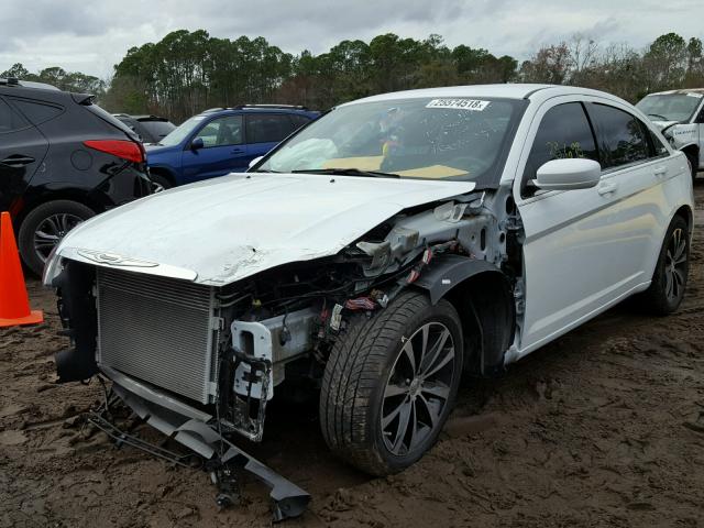 1C3CCBBG4EN186859 - 2014 CHRYSLER 200 TOURIN WHITE photo 2