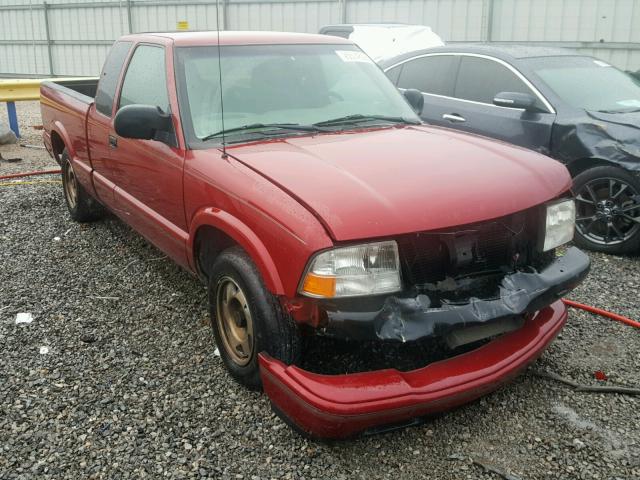 1GTCS19X5WK500911 - 1998 GMC SONOMA RED photo 1