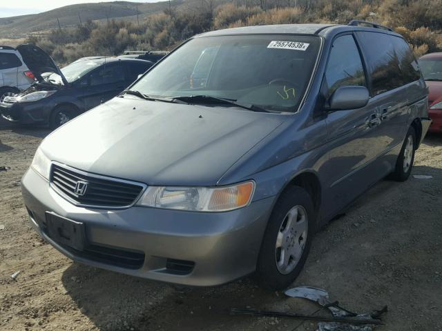 2HKRL18641H501376 - 2001 HONDA ODYSSEY EX GRAY photo 2