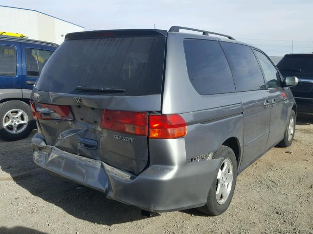 2HKRL18641H501376 - 2001 HONDA ODYSSEY EX GRAY photo 4