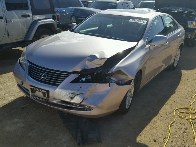 JTHBJ46G072061475 - 2007 LEXUS ES 350 SILVER photo 2