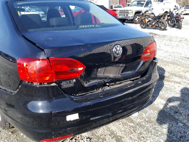 3VW2K7AJ7DM224904 - 2013 VOLKSWAGEN JETTA BASE 黑色 照片 9