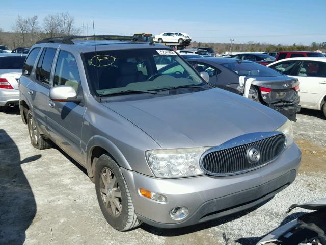 5GADT13S542415192 - 2004 BUICK RAINIER CX SILVER photo 1