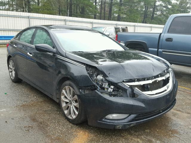 5NPEC4AC3CH401885 - 2012 HYUNDAI SONATA SE BLACK photo 1