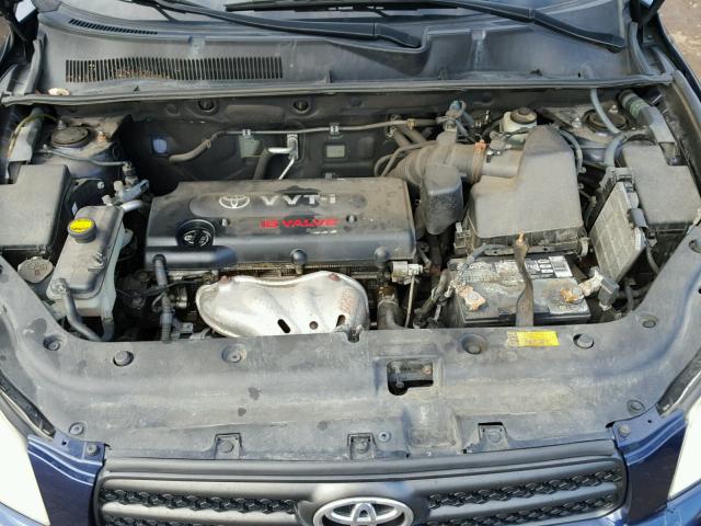 JTMBD33V666019096 - 2006 TOYOTA RAV4 BLUE photo 7