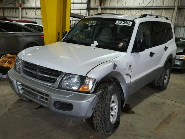 JA4MW31R32J003500 - 2002 MITSUBISHI MONTERO XL WHITE photo 2