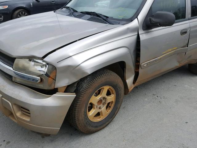 1GNDS13S722359813 - 2002 CHEVROLET TRAILBLAZE GOLD photo 9