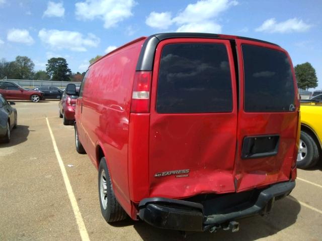 1GCSGAF45D1146530 - 2013 CHEVROLET EXPRESS G1 RED photo 3