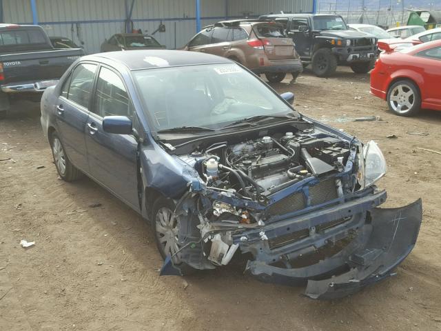 JA3AJ26E26U064542 - 2006 MITSUBISHI LANCER ES BLUE photo 1