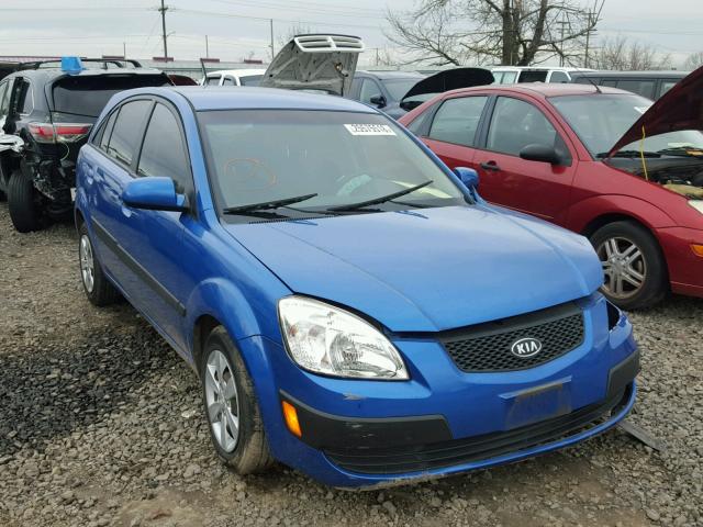 KNADE243196532965 - 2009 KIA RIO 5 SX BLUE photo 1