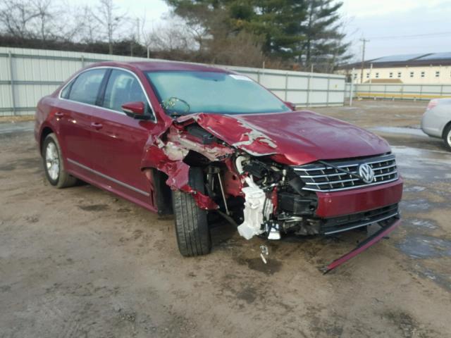 1VWAT7A3XGC046616 - 2016 VOLKSWAGEN PASSAT RED photo 1