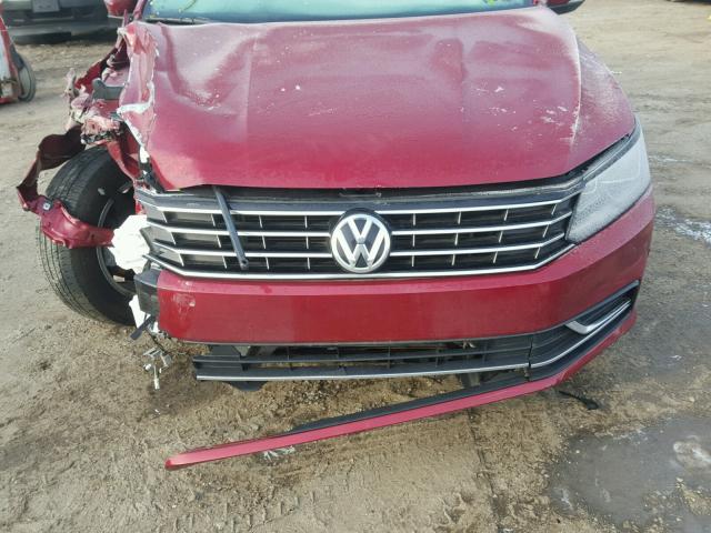 1VWAT7A3XGC046616 - 2016 VOLKSWAGEN PASSAT RED photo 7