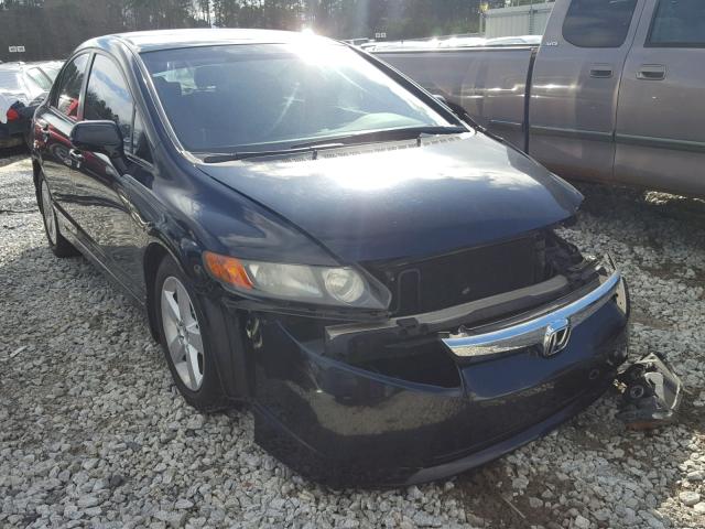 1HGFA16556L141364 - 2006 HONDA CIVIC LX BLACK photo 1