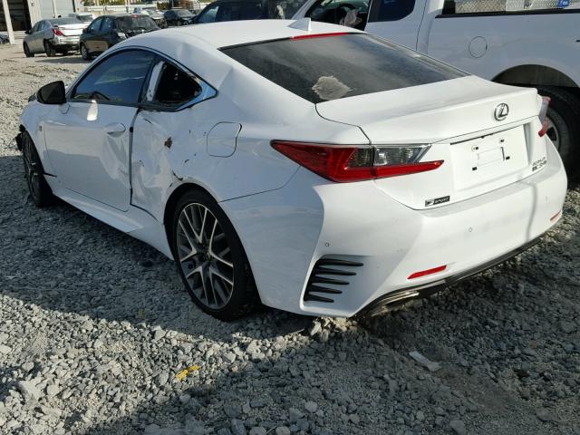 JTHHE5BC4F5008203 - 2015 LEXUS RC 350 WHITE photo 3