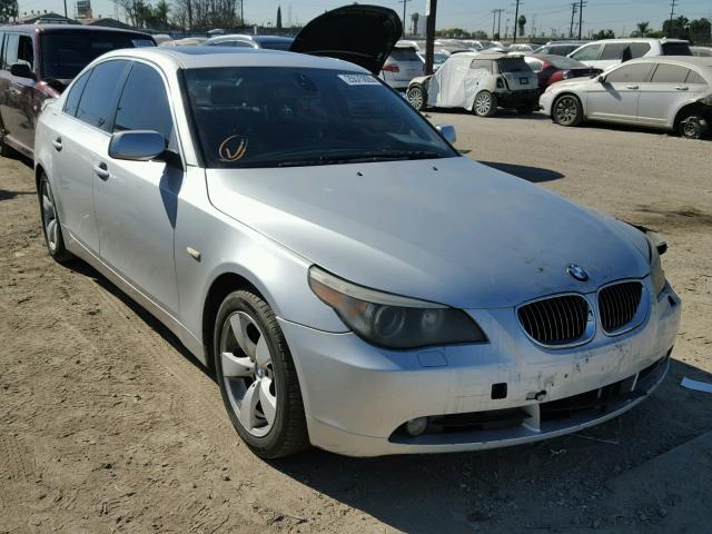 WBANE53546CK88542 - 2006 BMW 525 I SILVER photo 1