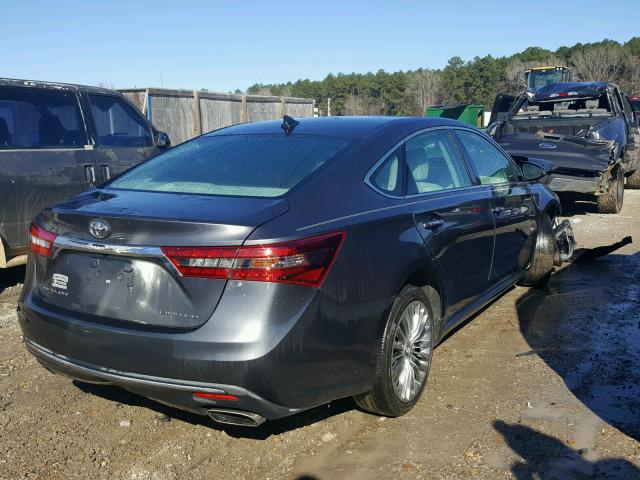 4T1BK1EB9GU221386 - 2016 TOYOTA AVALON XLE GRAY photo 4
