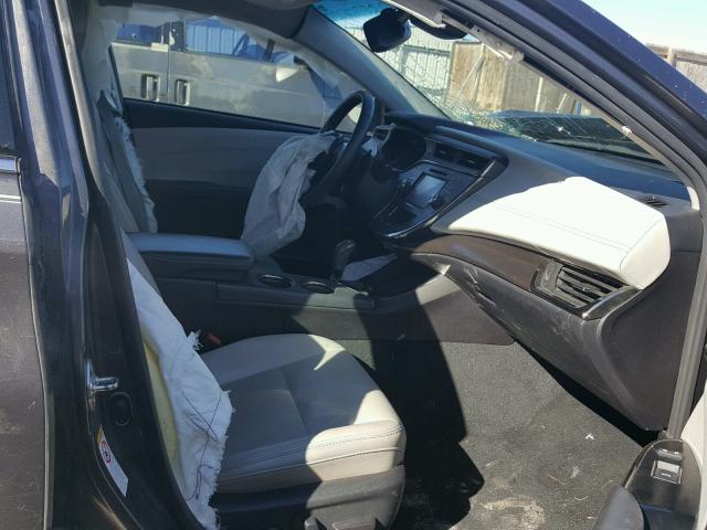 4T1BK1EB9GU221386 - 2016 TOYOTA AVALON XLE GRAY photo 5