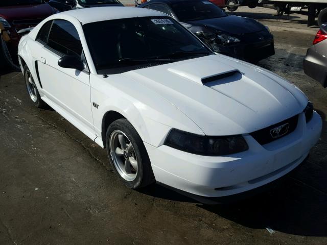1FAFP42X81F221762 - 2001 FORD MUSTANG GT WHITE photo 1