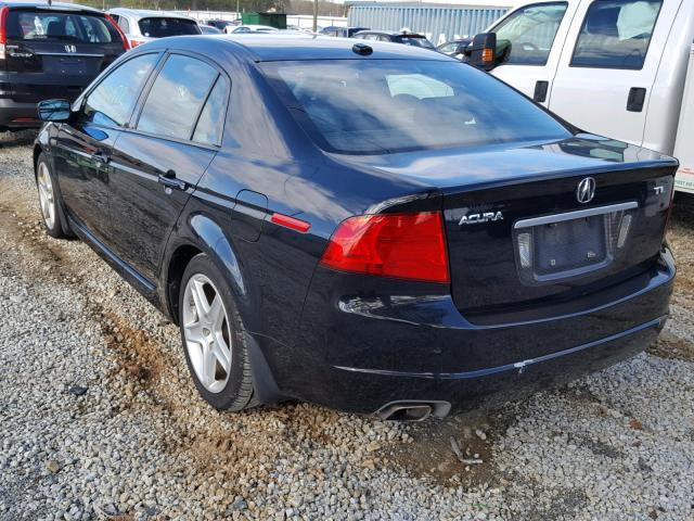 19UUA66206A072752 - 2006 ACURA 3.2TL BLACK photo 3