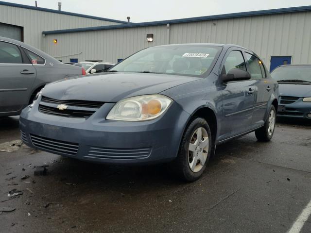 1G1AK52F157624264 - 2005 CHEVROLET COBALT BLUE photo 2