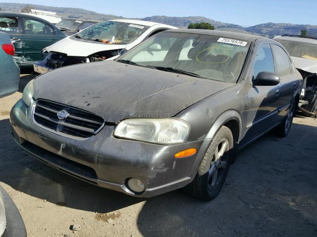 JN1CA31D81T626265 - 2001 NISSAN MAXIMA GXE GRAY photo 2